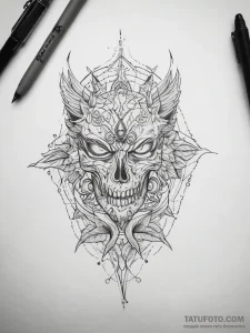 Tattoo sketch nightmare, tattoo drawing outli... - эскиз тату (№1757792004_0, 13.09.2025 19:33) — Tatufoto.com
