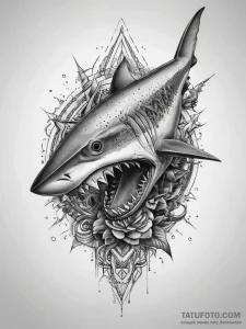 Tattoo sketch tribal акула, tattoo drawing ou... - эскиз тату (№1757799531_0, 13.09.2025 21:38) — Tatufoto.com