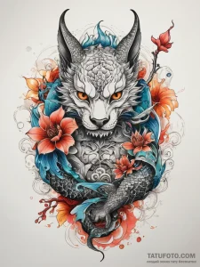 Tattoo sketch hands with a magic wand, artist... - эскиз тату (№1757800515_0, 13.09.2025 21:55) — Tatufoto.com