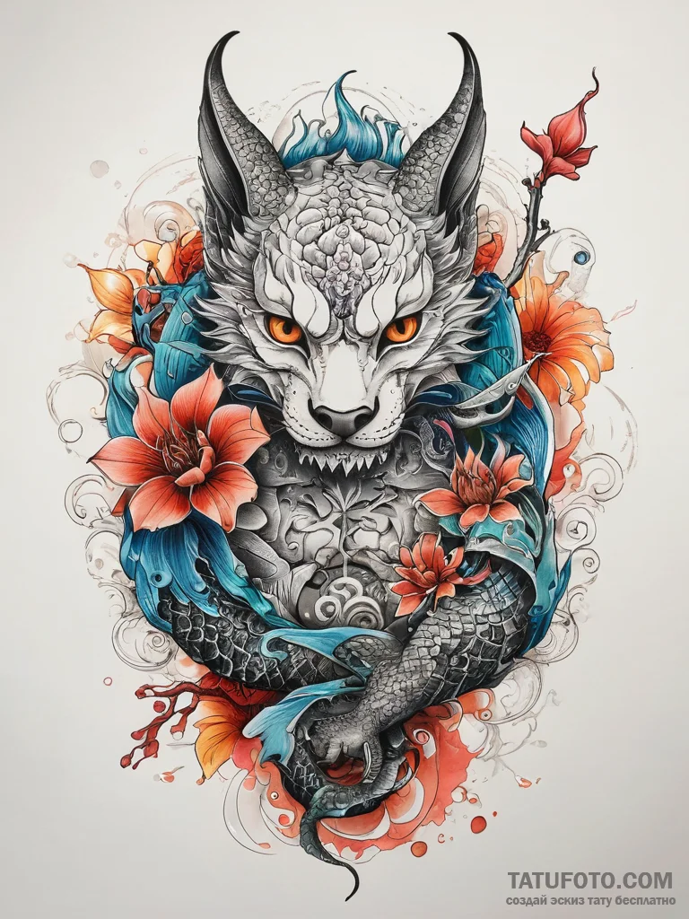 Tattoo sketch hands with a magic wand, artist... - эскиз тату (№1757800515_0, 13.09.2025 21:55) — Tatufoto.com