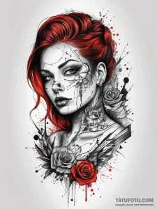 Skilled trades, tattoo drawing outline, trash... - эскиз тату (№1757840085_0, 14.09.2025 08:54) — Tatufoto.com