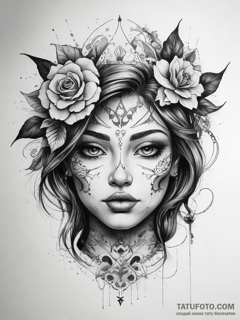 Tattoo sketch lie - эскиз тату (№1757842433_0, 14.09.2025 09:33) — Tatufoto.com