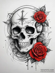 Tattoo sketch cosmic existence, artistic tatt... - эскиз тату (№1757847976_0, 14.09.2025 11:06) — Tatufoto.com