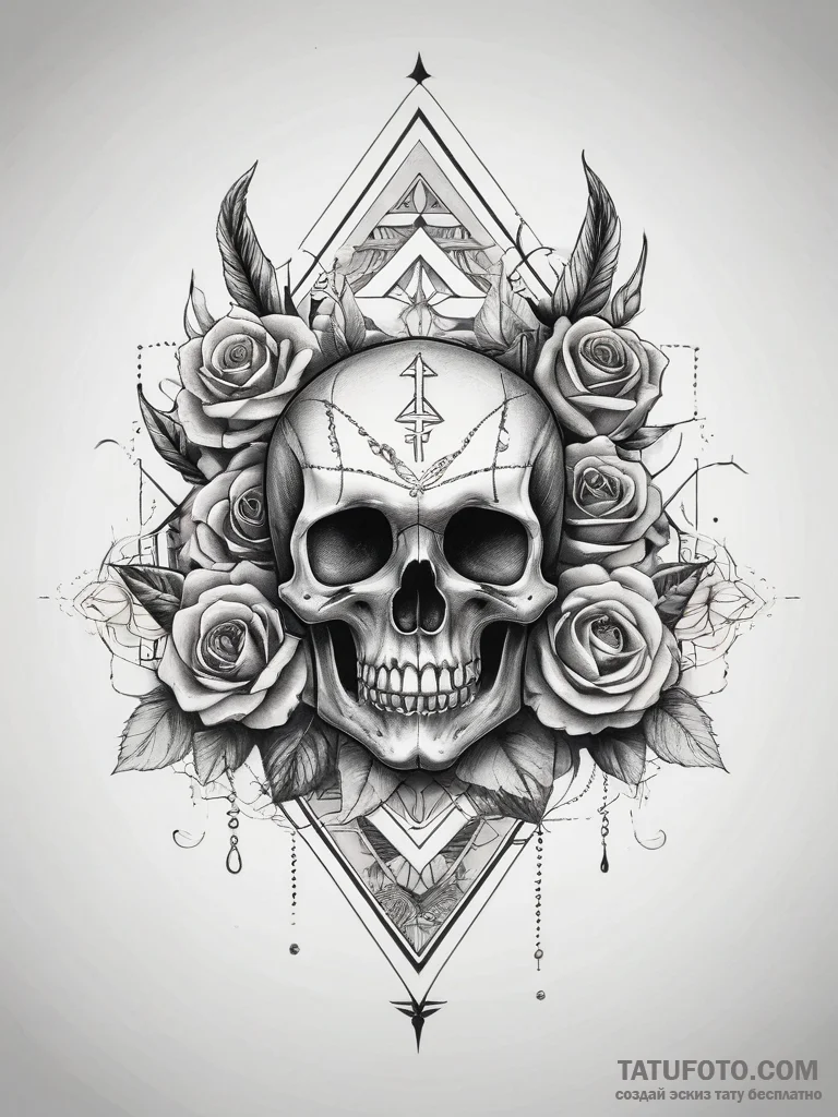 Tattoo sketch geometric military, tattoo flas... - эскиз тату (№1757860608_0, 14.09.2025 14:36) — Tatufoto.com