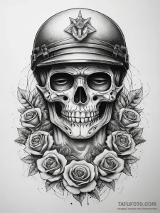 Tattoo sketch soldier with a thread, tattoo d... - эскиз тату (№1757861001_0, 14.09.2025 14:43) — Tatufoto.com