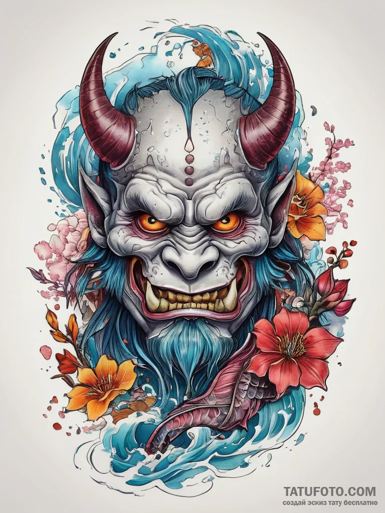 Tattoo sketch orc chieftain power, tattoo lin... - эскиз тату (№1757869964_0, 14.09.2025 17:12) — Tatufoto.com