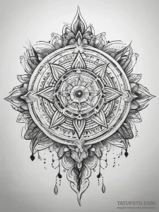 Tattoo sketch spiritual essence - эскиз тату (№1757870854_0, 14.09.2025 17:27) — Tatufoto.com