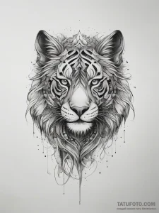 Tattoo sketch fine line tattoo, concept art f... - эскиз тату (№1757873181_0, 14.09.2025 18:06) — Tatufoto.com