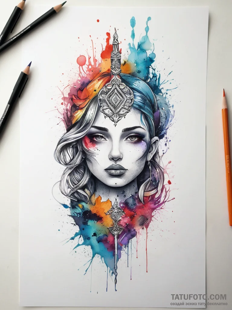 Tattoo sketch mirror, tattoo drawing outline,... - эскиз тату (№1757873940_0, 14.09.2025 18:19) — Tatufoto.com