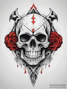 Tattoo sketch bone, tattoo flash sheet design... - эскиз тату (№1757874545_0, 14.09.2025 18:29) — Tatufoto.com