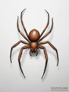 Tattoo sketch brown recluse spider - эскиз тату (№1757875518_0, 14.09.2025 18:45) — Tatufoto.com