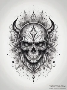 Tattoo sketch a symbolic emotion, concept art... - эскиз тату (№1757885876_0, 14.09.2025 21:37) — Tatufoto.com