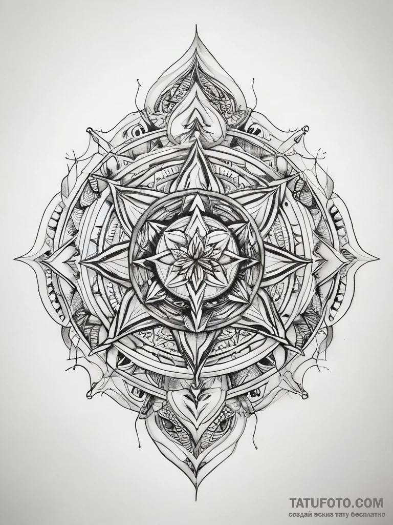 Tattoo sketch spiritual ink, tattoo sketch de... - эскиз тату (№1757886265_0, 14.09.2025 21:44) — Tatufoto.com