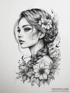 Tattoo sketch amber - эскиз тату (№1757940277_0, 15.09.2025 12:44) — Tatufoto.com