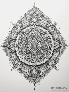 Tattoo sketch blessed representation, tattoo... - эскиз тату (№1757944558_0, 15.09.2025 13:55) — Tatufoto.com