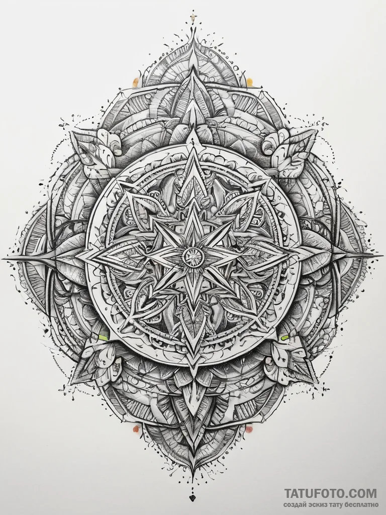 Tattoo sketch blessed representation, tattoo... - эскиз тату (№1757944558_0, 15.09.2025 13:55) — Tatufoto.com