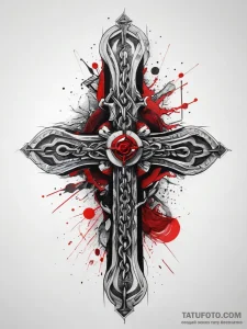 Tattoo sketch metalworking a chain, concept a... - эскиз тату (№1757946887_0, 15.09.2025 14:34) — Tatufoto.com