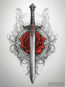 Tattoo sketch sword, concept art for tattoo,... - эскиз тату (№1757950186_0, 15.09.2025 15:29) — Tatufoto.com