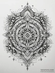 Tattoo sketch flower crown tattoo, tattoo fla... - эскиз тату (№1757950386_0, 15.09.2025 15:33) — Tatufoto.com