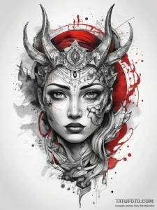 Tattoo sketch mythical tattoo, ink illustrati... - эскиз тату (№1757951355_0, 15.09.2025 15:49) — Tatufoto.com
