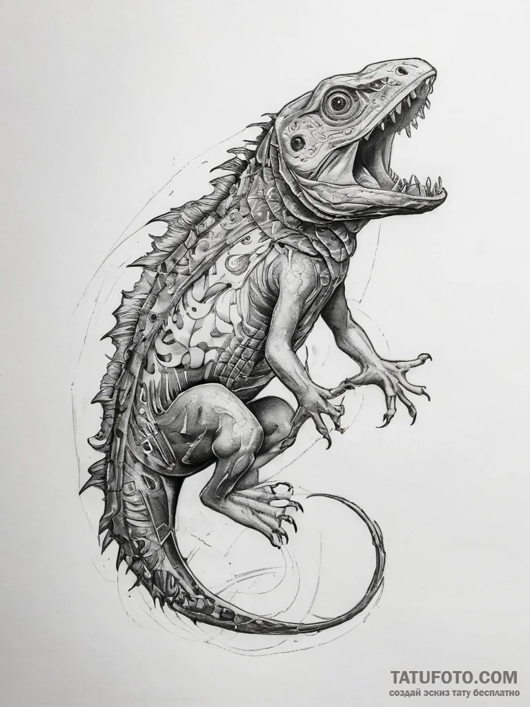 Tattoo sketch syngnathus - эскиз тату (№1757951936_0, 15.09.2025 15:58) — Tatufoto.com
