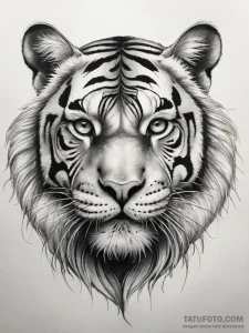Tattoo sketch japanese tiger, tattoo sketch d... - эскиз тату (№1757954482_0, 15.09.2025 16:41) — Tatufoto.com