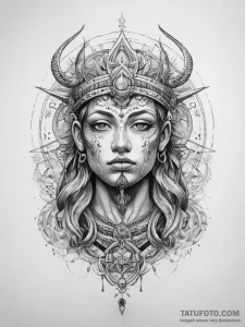 Tattoo sketch spiritual history - эскиз тату (№1757958029_0, 15.09.2025 17:40) — Tatufoto.com