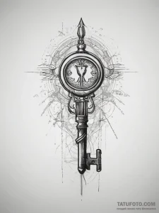 Tattoo sketch hands with a key, tattoo line a... - эскиз тату (№1757959206_0, 15.09.2025 18:00) — Tatufoto.com