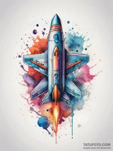 Tattoo sketch cosmic plane, tattoo drawing ou... - эскиз тату (№1757959799_0, 15.09.2025 18:09) — Tatufoto.com