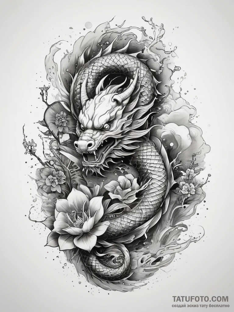Tattoo sketch divine narrative, ink illustrat... - эскиз тату (№1757960194_0, 15.09.2025 18:16) — Tatufoto.com