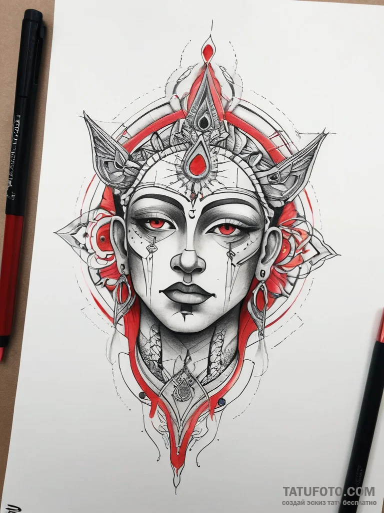 Tattoo sketch spiritual story, tattoo sketch... - эскиз тату (№1757960792_0, 15.09.2025 18:26) — Tatufoto.com