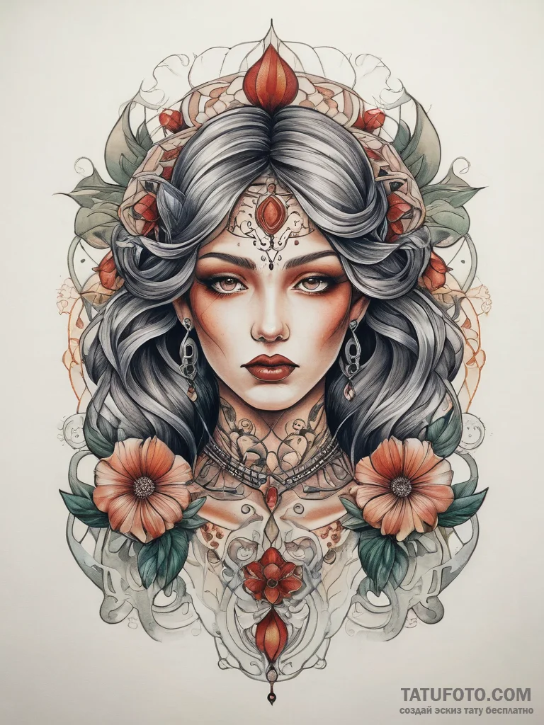 Tattoo sketch riddle, tattoo line art, soft w... - эскиз тату (№1757961187_0, 15.09.2025 18:33) — Tatufoto.com