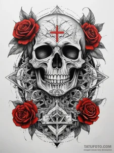 Tattoo sketch cosmic existence, artistic tatt... - эскиз тату (№1757962359_0, 15.09.2025 18:52) — Tatufoto.com