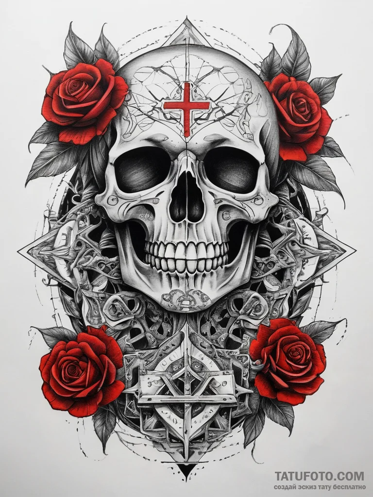 Tattoo sketch cosmic existence, artistic tatt... - эскиз тату (№1757962359_0, 15.09.2025 18:52) — Tatufoto.com