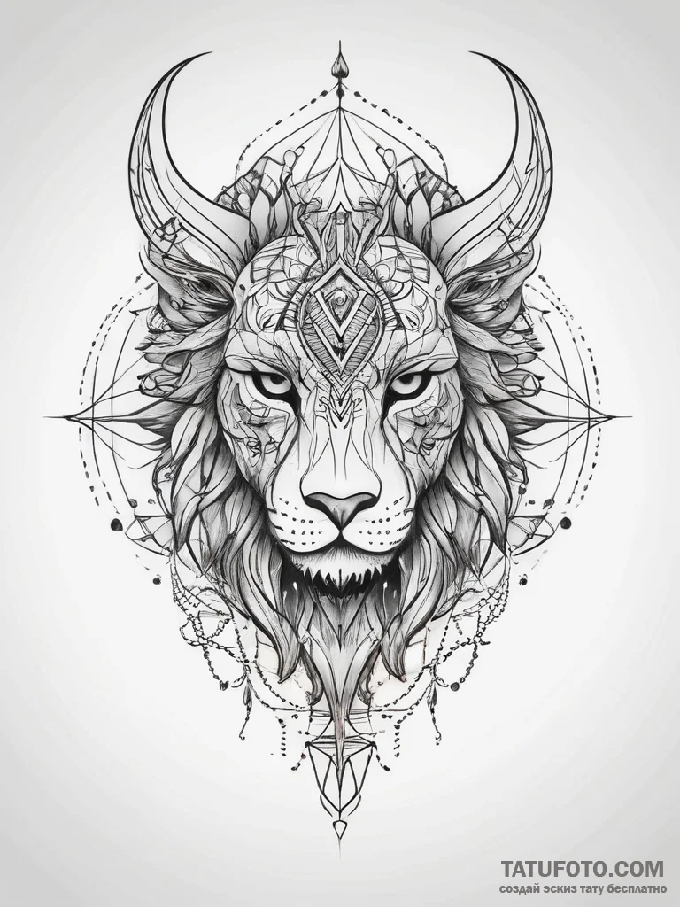 Tattoo sketch mystical past, tattoo flash she... - эскиз тату (№1757964317_0, 15.09.2025 19:25) — Tatufoto.com