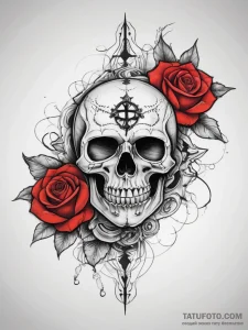 Tattoo sketch devotional art, concept art for... - эскиз тату (№1757968075_0, 15.09.2025 20:27) — Tatufoto.com