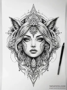 Tattoo sketch energy - эскиз тату (№1757968668_0, 15.09.2025 20:37) — Tatufoto.com