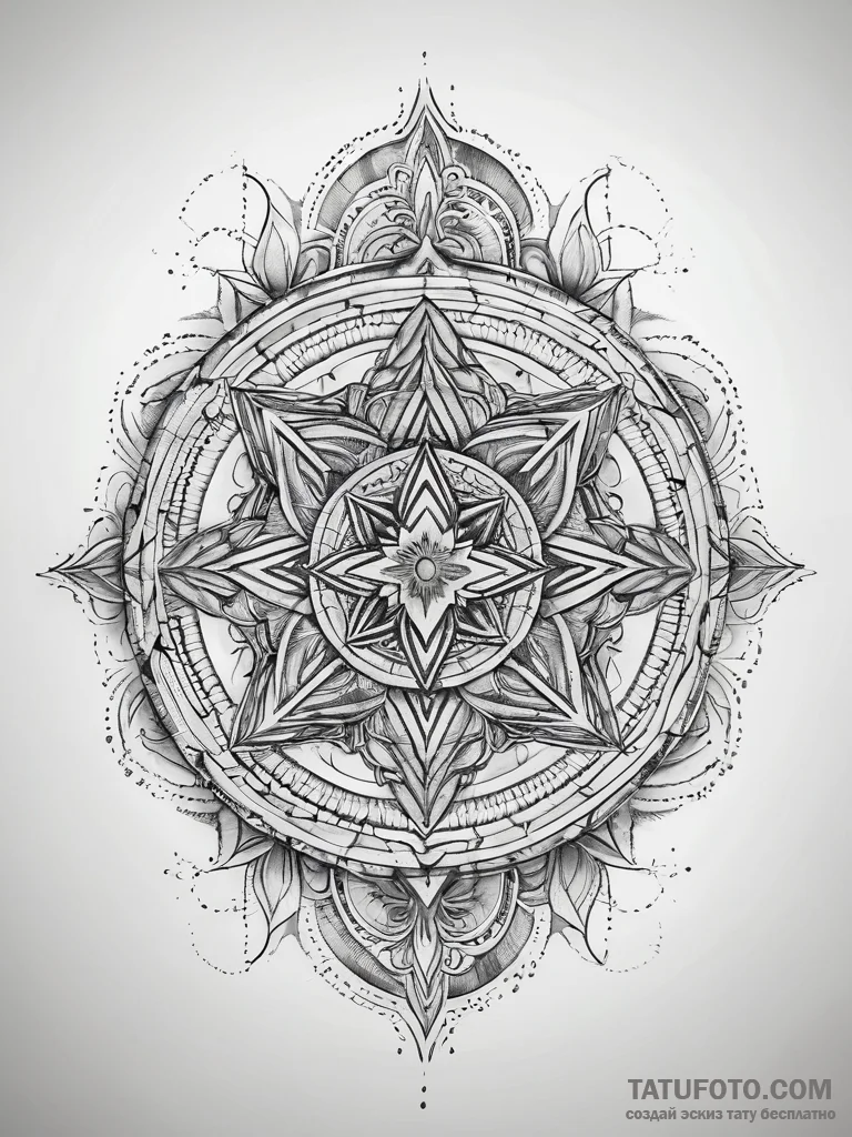 Tattoo sketch soulmate symbol, ink illustrati... - эскиз тату (№1757969070_0, 15.09.2025 20:44) — Tatufoto.com
