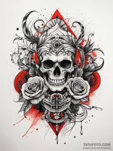Tattoo sketch cycle, ink illustration for tat... - эскиз тату (№1757972027_0, 15.09.2025 21:33) — Tatufoto.com