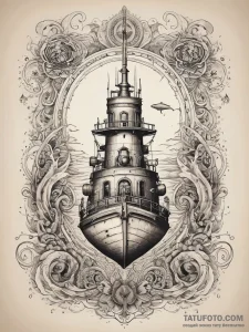 Tattoo sketch submarine patrol, tattoo flash... - эскиз тату (№1757972221_0, 15.09.2025 21:37) — Tatufoto.com
