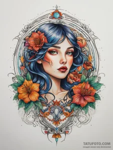 Tattoo sketch city, ink illustration for tatt... - эскиз тату (№1757973227_0, 15.09.2025 21:53) — Tatufoto.com