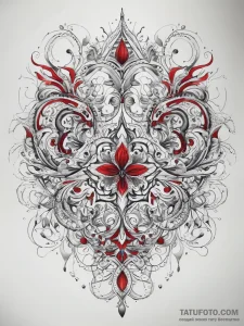 Tattoo sketch gray, tattoo flash sheet design... - эскиз тату (№1757975597_0, 15.09.2025 22:33) — Tatufoto.com
