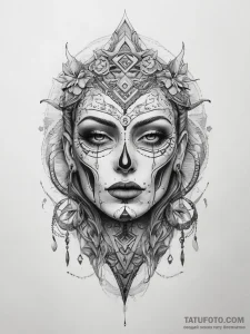 Tattoo sketch stone - эскиз тату (№1757976398_0, 15.09.2025 22:46) — Tatufoto.com