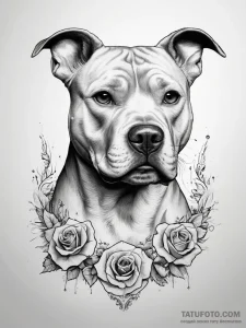 питбуль - эскиз тату (№1758005349_0, 16.09.2025 06:49) — Tatufoto.com