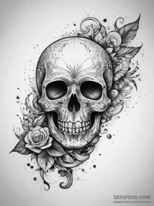 Tattoo sketch mind, ink illustration for tatt... - эскиз тату (№1758007657_0, 16.09.2025 07:27) — Tatufoto.com