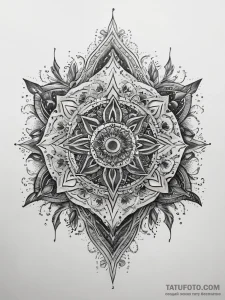 Tattoo sketch cosmic essence, tattoo flash sh... - эскиз тату (№1758010426_0, 16.09.2025 08:13) — Tatufoto.com