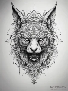Tattoo sketch a symbolic event, ink illustrat... - эскиз тату (№1758012771_0, 16.09.2025 08:52) — Tatufoto.com