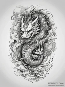 Tattoo sketch a symbolic emotion, ink illustr... - эскиз тату (№1758014134_0, 16.09.2025 09:15) — Tatufoto.com