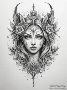 Tattoo sketch fantasy - эскиз тату (№1758015103_0, 16.09.2025 09:31) — Tatufoto.com