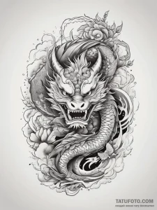 Tattoo sketch loop, tattoo flash sheet design... - эскиз тату (№1758016274_0, 16.09.2025 09:51) — Tatufoto.com